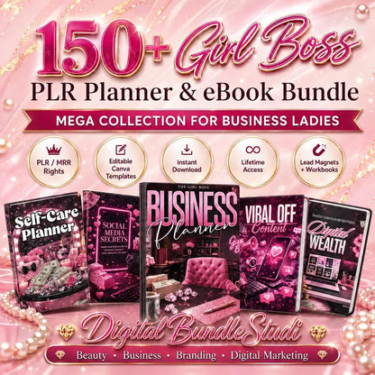150+ Girl Boss PLR Ultimate Bundle