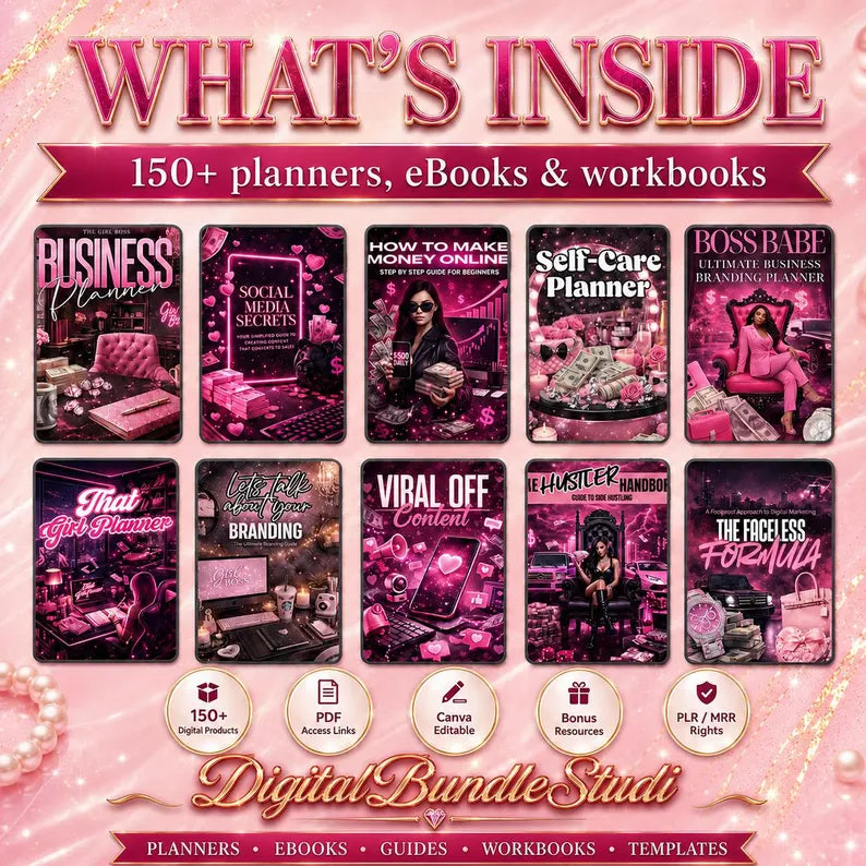 150+ Girl Boss PLR Ultimate Bundle