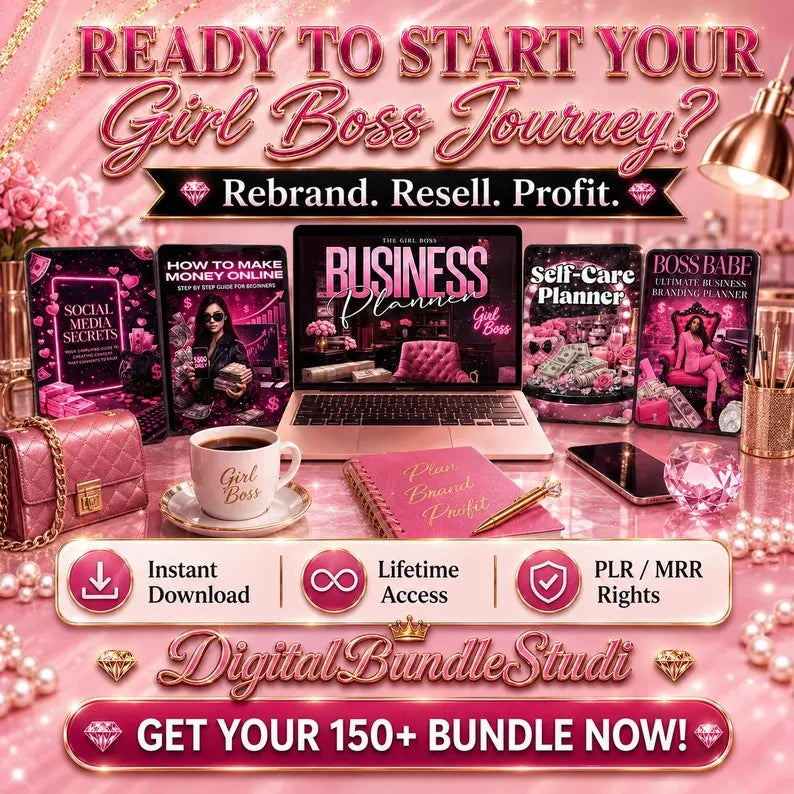 150+ Girl Boss PLR Ultimate Bundle